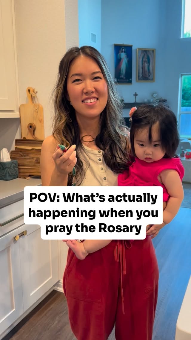 Praying the Rosary is what brought me back to Christ and the practice of my Catholic faith. The heart of the prayer isn’t Mary, it is Jesus. We are simply asking the Blessed Mother to pray with us and for us, while helping us to ponder the Word of God (through the eyes of the Mother who knew Him best).
As a family, we would pray a decade of the Rosary every night with Micah before bedtime. He always had a litany of people and intentions to pray for because of his pure and loving heart. He would often want to squeeze right next to me on the couch so that we could pray together. I cherish all those moments and will never forget them. The truth is, Micah still squeezes next to me now, and his prayers are even more powerful now that he has won the race.
God used me and my wife to prepare our beautiful 5 year old for Heaven… but Our Blessed Mother Mary helped in a profound way as she led Micah to her Son, Jesus Christ, one bead at a time. Holy Mary, Mother of God, pray for us sinners, now and at the hour of our death. Amen.
✅ out @truthly.ai so you can better understand, articulate, and live out the Catholic faith!